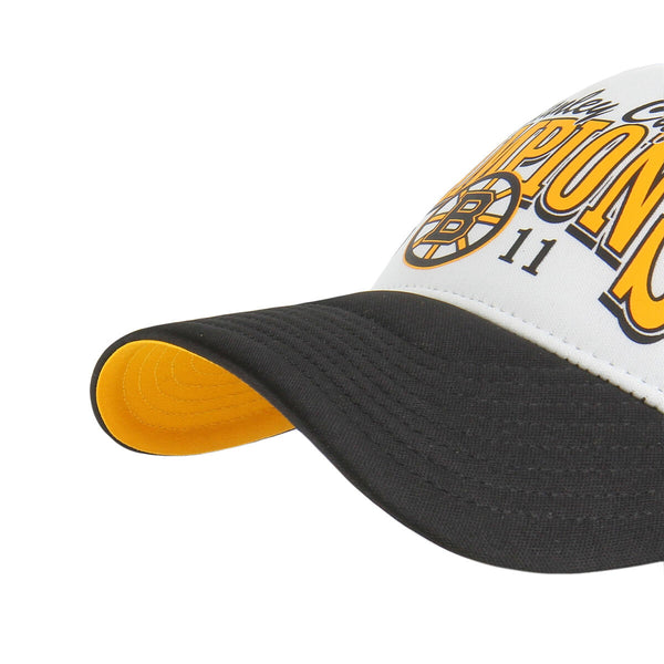 '47 NHL Boston Bruins Cap Foam Champ Offside DT Black White