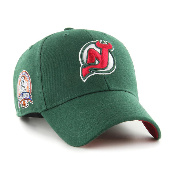 '47 NHL New Jersey Devils Vintage Sure Shot Snapback MVP Dark Green
