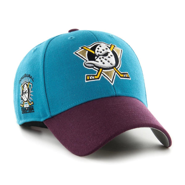'47 NHL Cap Anaheim Ducks Sure Shot TT Snapback MVP Vintage Dark Teal