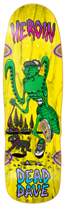 Heroin Skateboard deck Dead Dave Bug 10.1