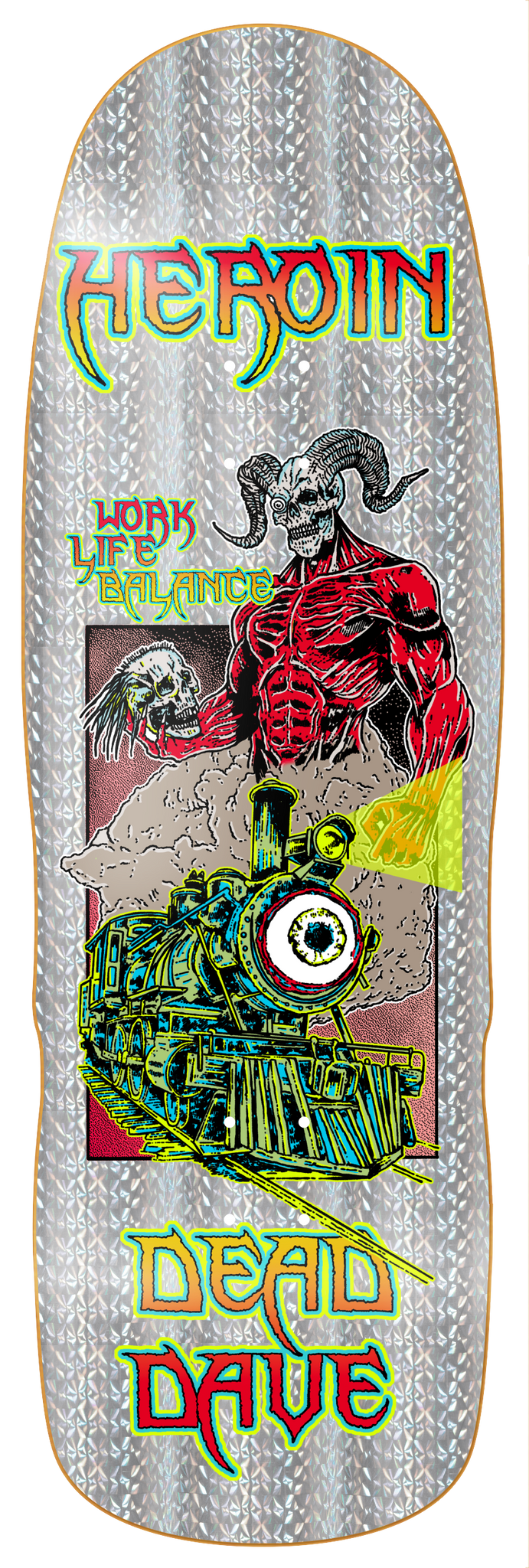 Heroin skateboard deck Dead Dave Hellscape 10.1"