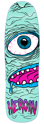 Heroin skateboard deck Mid Mutant 9.25"