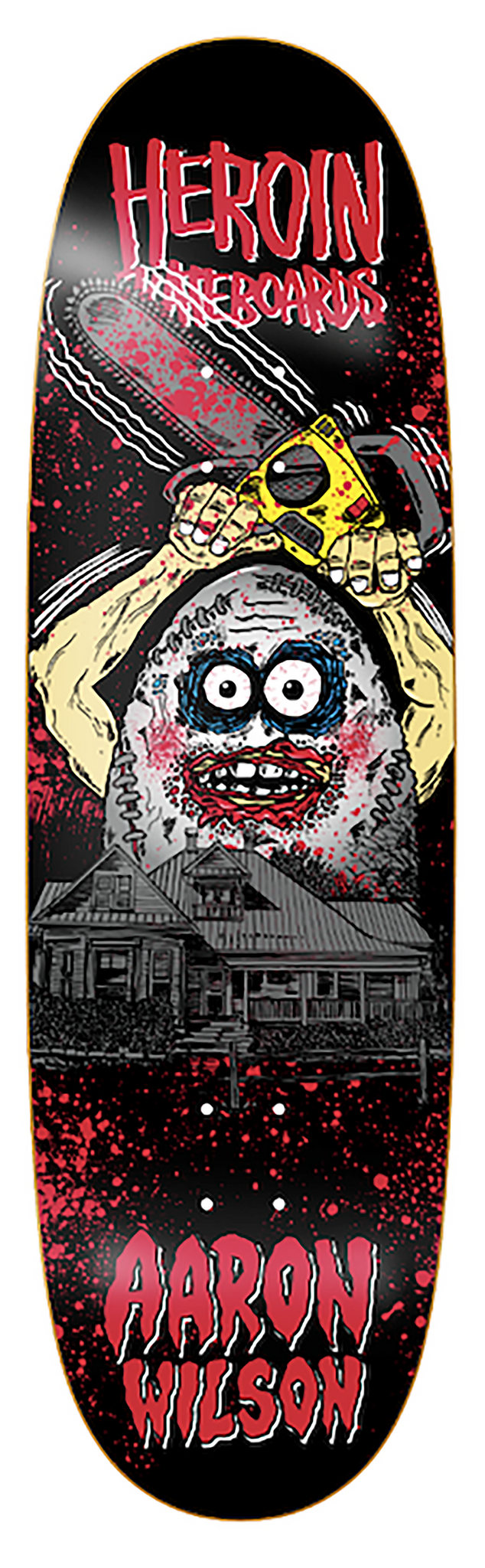 Heroin Skateboard deck Aaron Wilson 8.88"