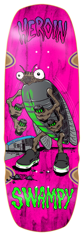 Heroin Skateboard deckSwampy Bug 10.75