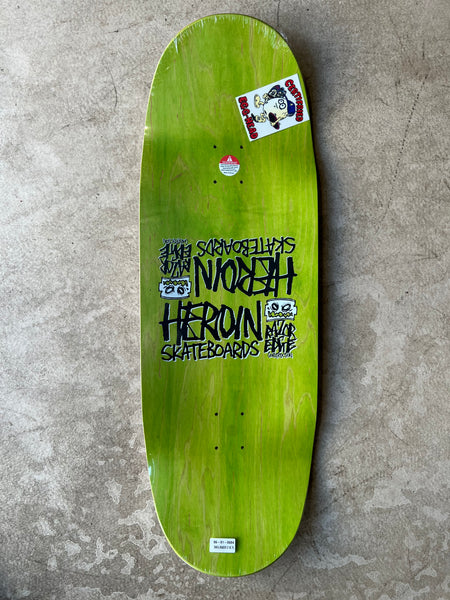 Heroin skateboard deck Shellraiser III Wide Boy 10.75"