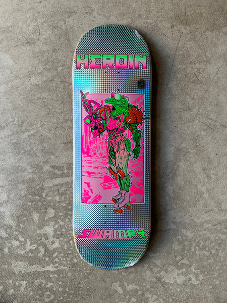 Heroin skateboard deck Swampy Hellscape 10"