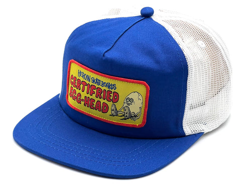 Heroin trucker cap Certified Egg-Head Blue/White one size