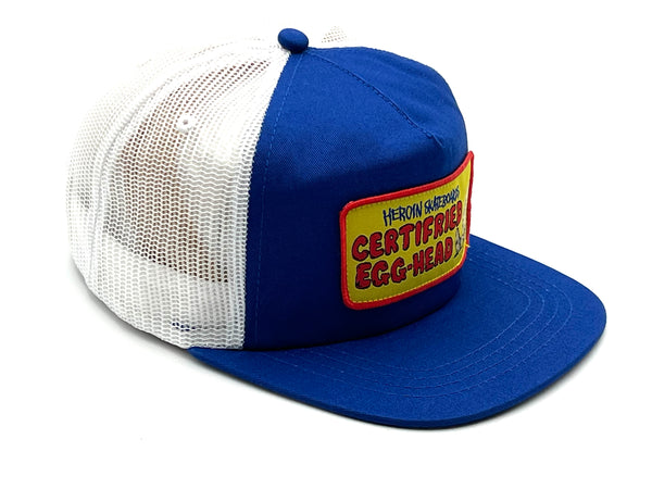 Heroin trucker cap Certified Egg-Head Blue/White one size
