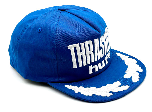Huf x Thrasher snapback hat Aloha Blue