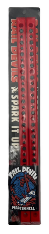 Tail Devil Rail Devils skateboard spark rails - Red