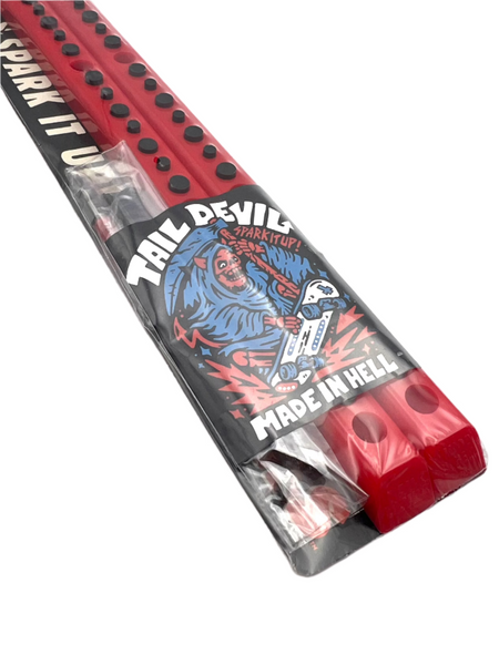 Tail Devil Rail Devils skateboard spark rails - Red