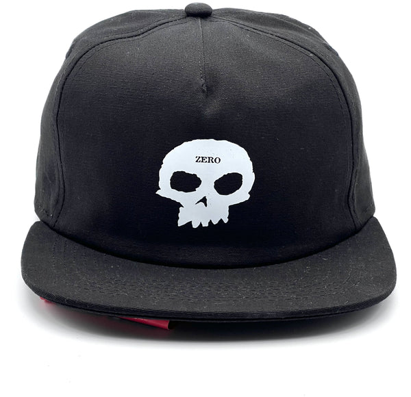 Zero Skateboards 5 panel cap Skull Black One Size