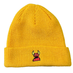 Toy Machine Beanie Hat Monster Mustard
