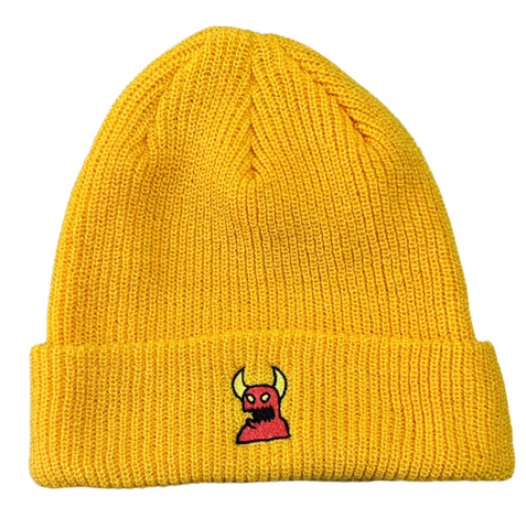 Toy Machine Beanie Hat Monster Mustard