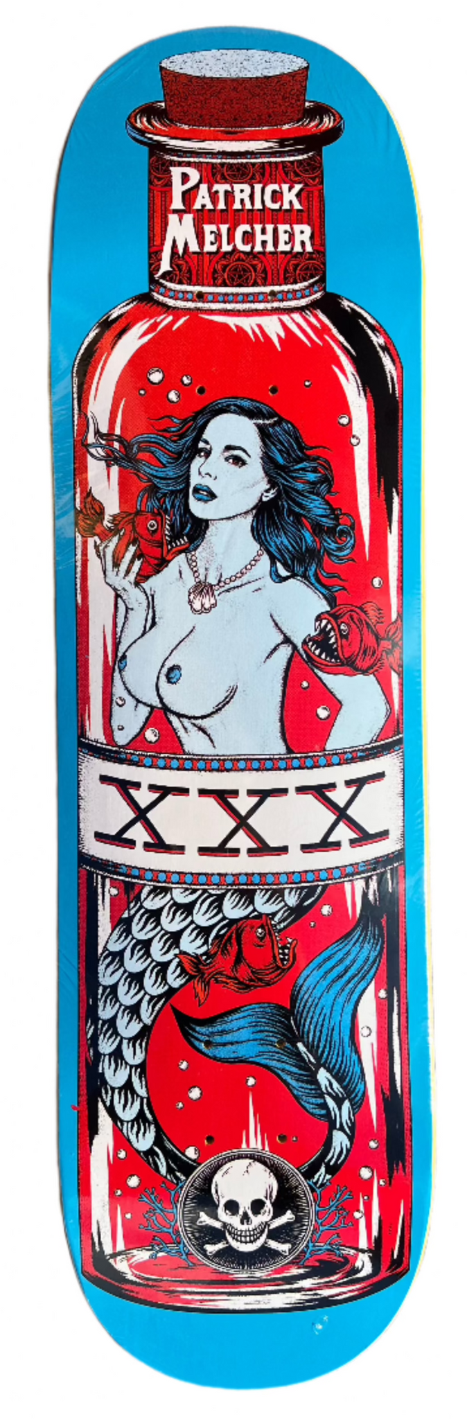 Death Skateboards Patrick Melcher ‘Mermaid’ Blue 8.5″