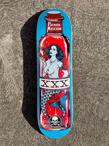 Death Skateboards Patrick Melcher ‘Mermaid’ Blue 8.5″