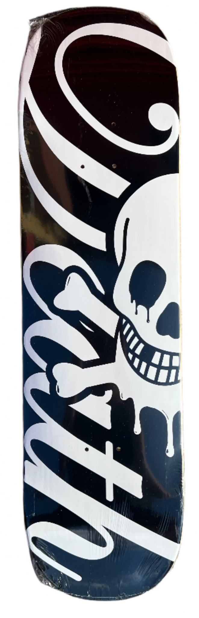 Death Skateboards ‘Script’ Popsicle2 Black/White 8.25″