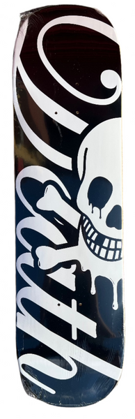 Death Skateboards ‘Script’ Popsicle2 Black/White 8.25″
