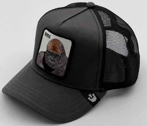 Goorin The Farm trucker cap collection - The Boss Charcoal 1010512 One Size