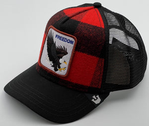 Goorin The Farm trucker cap collection - Ski Free Red 1011066 One Size