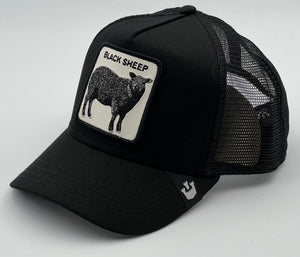 Goorin The Farm trucker cap collection The Black Sheep 1010380-BLK One Size
