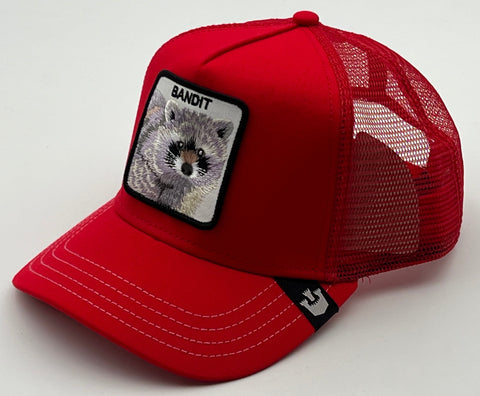Goorin The Farm trucker cap collection - The Bandit Red 1010379 One Size