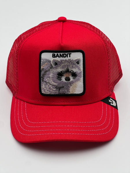 Goorin The Farm trucker cap collection - The Bandit Red 1010379 One Size