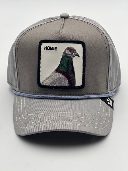 Goorin The Farm trucker cap collection - Pigeon 100 Grey 1011135 One Size