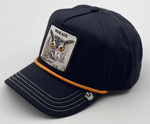 Goorin The Farm trucker cap collection - Wise Owl Black 1011257 One Size