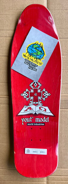 World Industries skateboard deck Jef Hartsel Yout Model 9.4375"