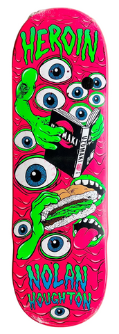 Heroin skateboard deck Nolan Mutate or Die 9.50"