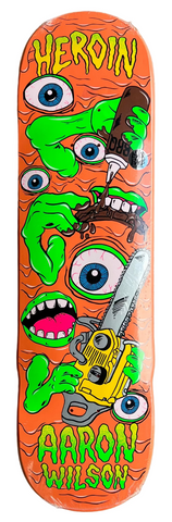 Heroin skateboard deck Aaron Mutate or Die 8.50"