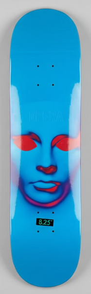 Opera skateboard deck Face EX7 Blue Holographic 8.25"