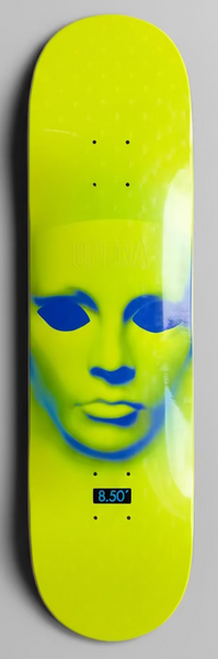Opera skateboard deck Face EX7 Yellow Holographic 8.5"