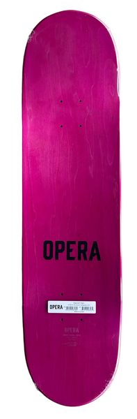 Opera skateboard deck Face EX7 Yellow Holographic 8.5"