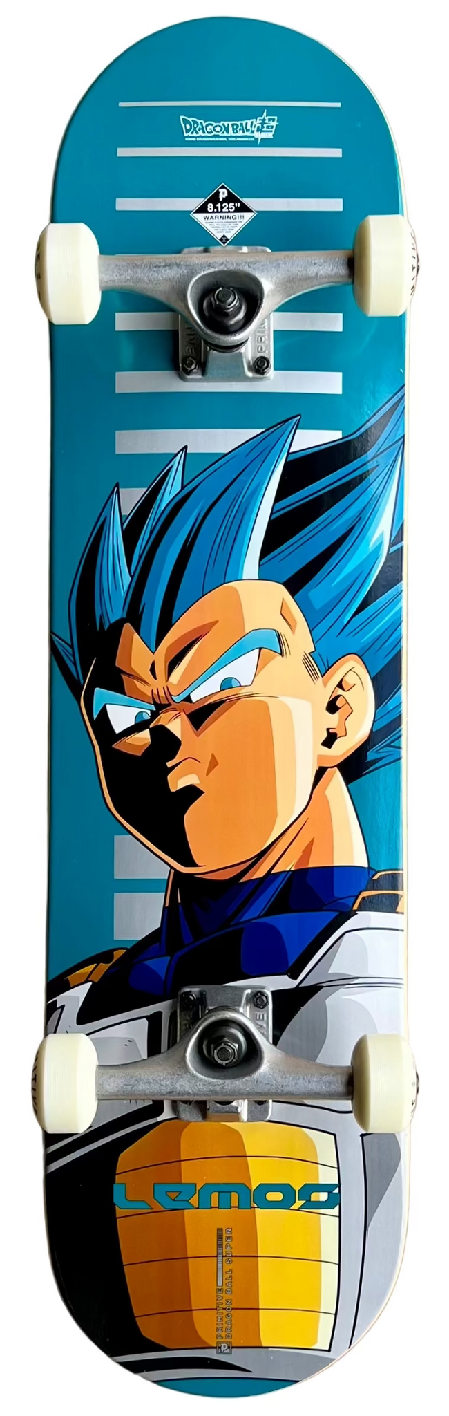 Primitive skateboard complete x Dragon Ball Lemos SSG Vegeta 8.125"
