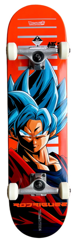 Primitive skateboard complete x Dragon Ball Super Rodriguez SSG Goku Orange 8.00"