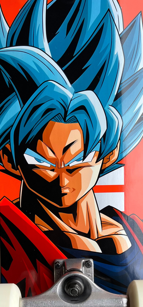 Primitive skateboard complete x Dragon Ball Super Rodriguez SSG Goku Orange 8.00"