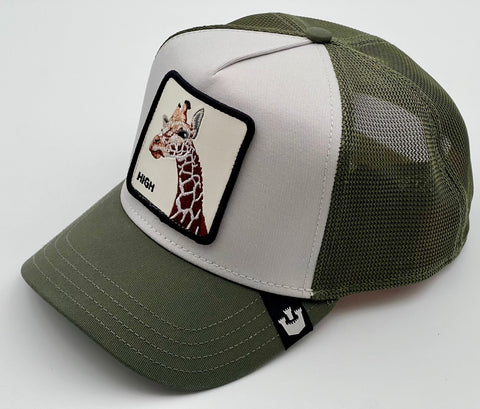 Goorin The Farm Trucker cap collection - The Giraffe Olive 1011434 One Size