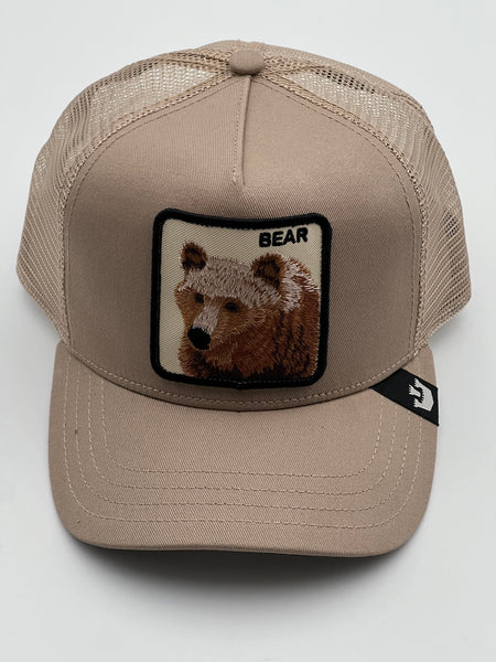 Goorin The Farm Trucker cap collection - The Bear Khaki 1010448 One Size