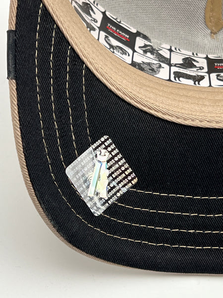 Goorin The Farm Trucker cap collection - The Bear Khaki 1010448 One Size