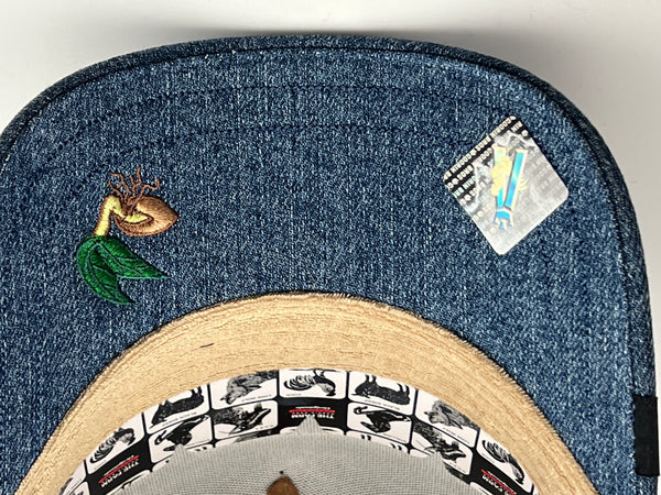 Goorin The Farm trucker cap collection - Silky Rabbit Denim 1011280 One Size