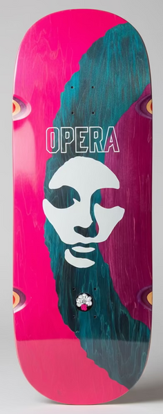 Opera skateboard deck Triple Torn Big Mask EX7 12"