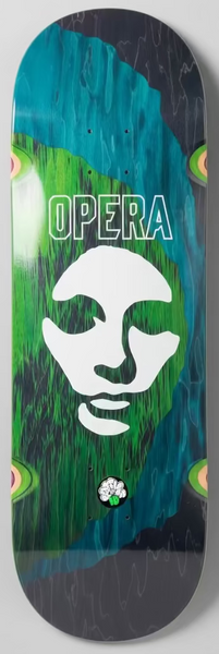Opera skateboard deck Triple Torn Big Mask EX7 10"