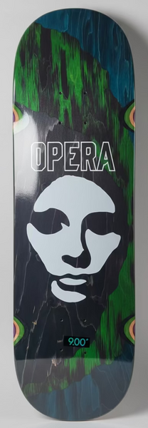 Opera skateboard deck Triple Torn Big Mask EX7 9"