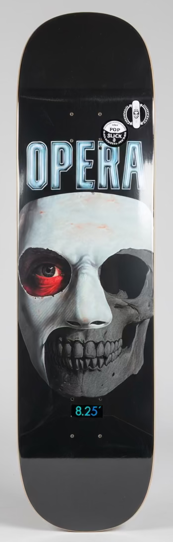 Opera skateboard deck Mask Symmetrical EX7 Pop Slick 8.25