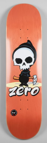 Zero x Blind Lil Reaper skateboard deck Orange 8.25"