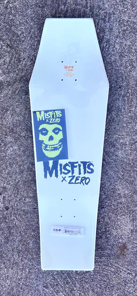 Zero skateboard deck Misfits Fiend Coffin Glow in the Dark 9.5"