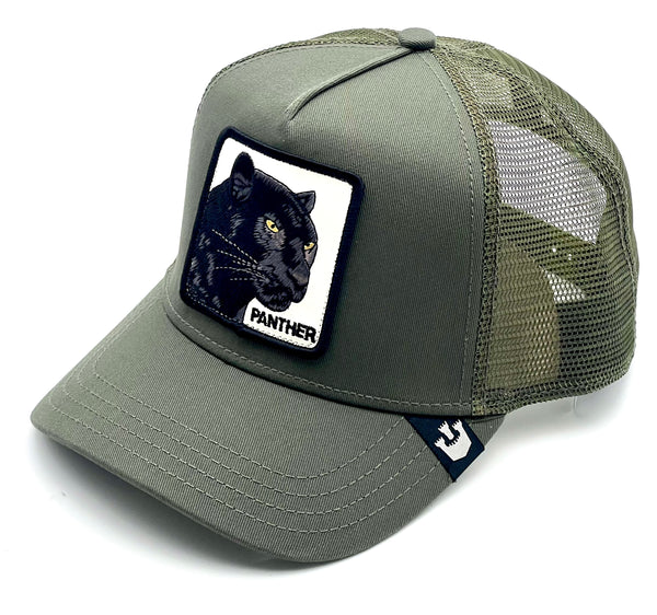 Goorin The Farm Trucker cap collection - The Panther Olive 1010381 One Size