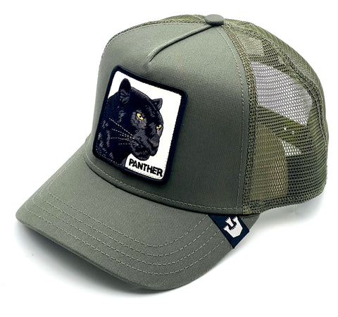 Goorin The Farm Trucker cap collection - The Panther Olive 1010381 One Size
